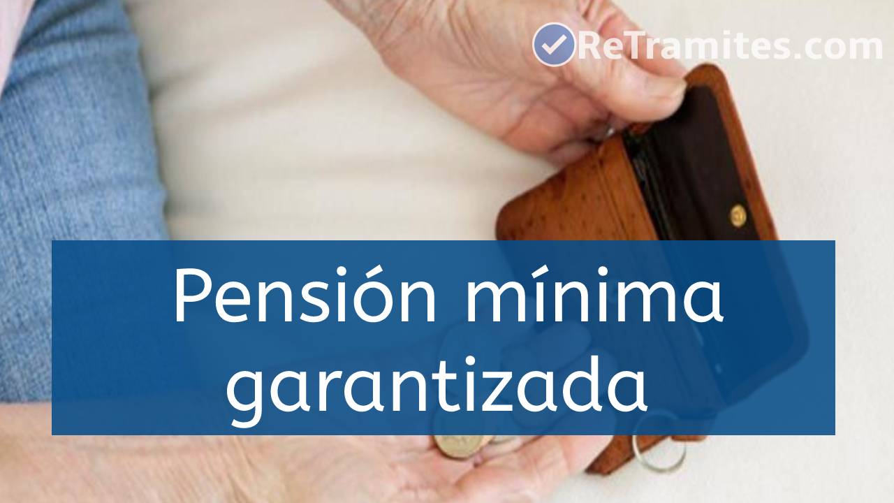 ¿Qué es la pensión mínima garantizada? 【 GUÍA 2024